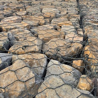 Double Twisted Hexagonal Pattern Ensuring Exceptional Strength And Durability For Gabion Wire Mesh