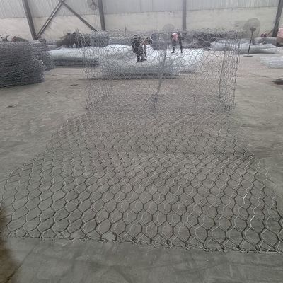 PVC Coated Gabion Wire Mesh Protecting Riverbanks Slopes And Channels From Erosion