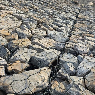 Protect Your Project With PVC Coated Gabion Wire Mesh For Sustainable Riverbank Protection And Slope Stabilization