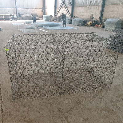 Heavy Duty Woven Gabion Walls For Hydraulic Projects Erosion Resistant Flood & Riverbank Protection