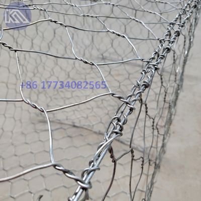 PVC Galvanized Gabion Basket Retaining Wall