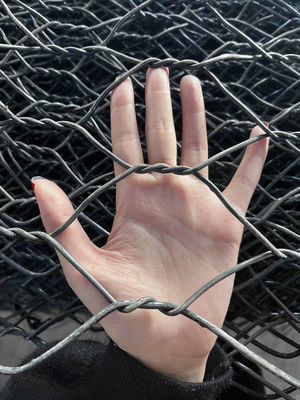 Retaining Wall PVC Woven Stone Basket 2x1x1 Gabion Box With 4-6mm Wire Diameter KN 2025 Durable Galvanized