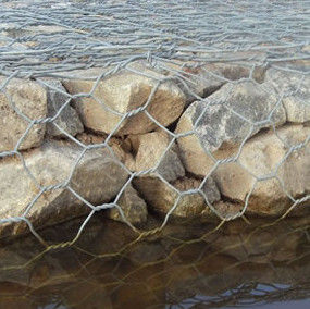 Easy Installation Woven Iron Wire Mesh Gabion Box 100mm X 80mm For Retaining Wall Construction Projects