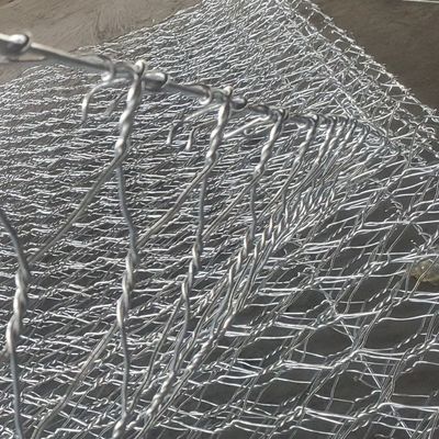 Hot-Dipped Galvanized Hexagonal Gabion Mesh Cage for Slope and Riverbank Protection