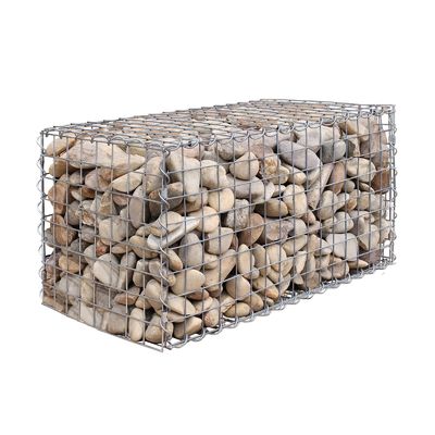 Heavy Duty Galvanized Gabion Basket Mesh for Slope Protection & Erosion Control