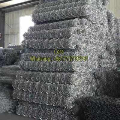 Water Proof Hot Dipped Galvanized Gabion box wall for River Flood Protection