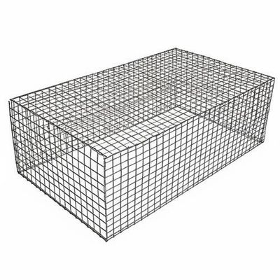 Triple Twist Low Carbon Steel Wire Gabion Basket 2*1*1m Easy to Install for River Protection