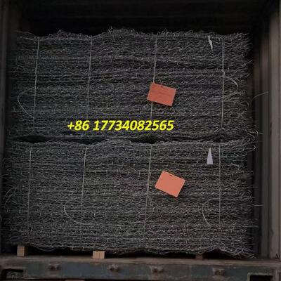 Hexagonal Wire Mesh Gabion Box 2x1x1 Meter Size With Durable PVC Coating For Riverbed Scour Prevention And Dam Protection