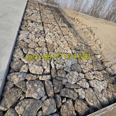 Corrosion-Resistant Double-Twisted 2*1*1m Gabion Box For Civil Engineering