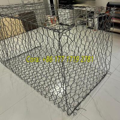 Durable High-Performance Hexagonal Gabion Wire Mesh 3*2*1m Gabion Cage For Retaining Wall