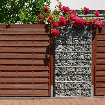 Factory Price Gabion Basket Retaining Wall 50x50x100 Tailed Welded Galvanized Gabion Basket For Landscape Wall
