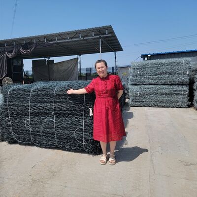 Gabion Wall Mesh Hexagonal Wire Mesh Automatic Packing Equipment For Durable Gabion Production