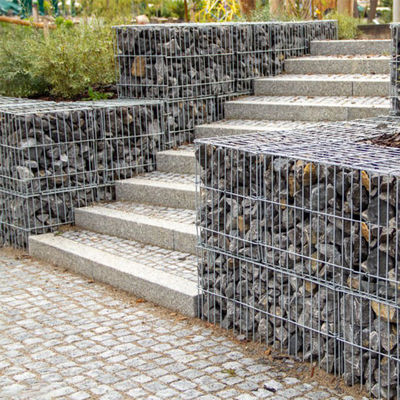 Heavy Duty Welded Gabion Baskets ISO CE Certified Landscape Mesh For Retaining Walls