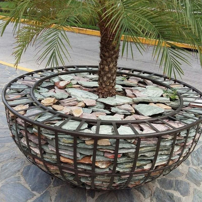 Galvanized Steel Gabion Fence with 220-300g/m² Zinc Coating