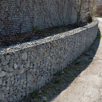 Corbeille en gabion soudé pour le contrôle de l'érosion des jardins en pente