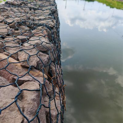 2*1*1M Galvanized Customized Stone Cage Gabion Heavy Duty Erosion Protection