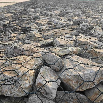 80x100 Aperture Gabion Cages - Eco-Friendly Recyclable Hexagonal Mesh