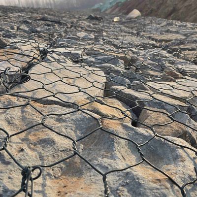 PVC Coated Wire Mesh Gabion Box Basket Stone Retaining Walls Gabion Box
