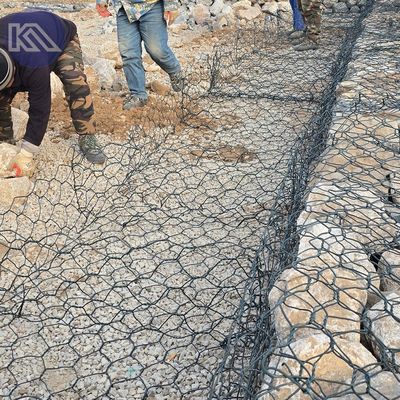 Manufacturer Double Twisted Types Welded Wire Gabion Baskets For Construction ​Project
