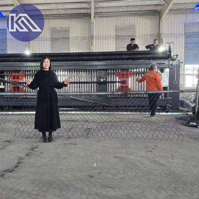 Heavy Zinc Aluminum Coating Gabion Baskets 4mx1mx1m Rock Filled For Highway Slope Reinforcement