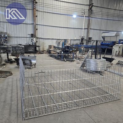 Heavy Gauge 5.0mm Welded Mesh Gabion Baskets L100cm X D30cm X H100cm As Landscape Retaining Wall