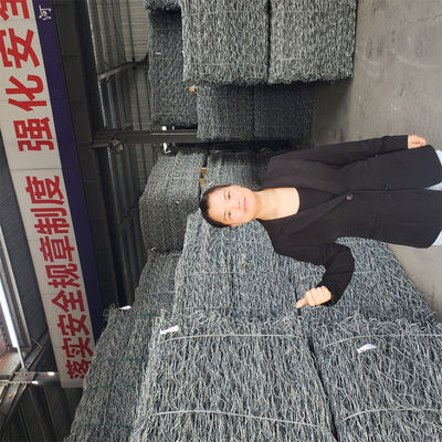 Stainless Steel  Woven Gabion B0x Hydraulic Engineering Rockfall Barrier Heavy Duty Rustproof Free Assembly