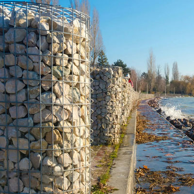 Welded Gabion Stone Walls Fence Decorative Gabion Wall CE Certification