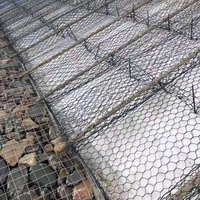 Rockfall Granite Slope Gabion Wall Retaining Walls Blocks 200x100x50 Box Gabion Mattress Stone Cage