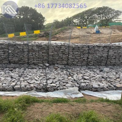 Mesh Hole Gabion Boxes For Earth Retention And Soil Erosion