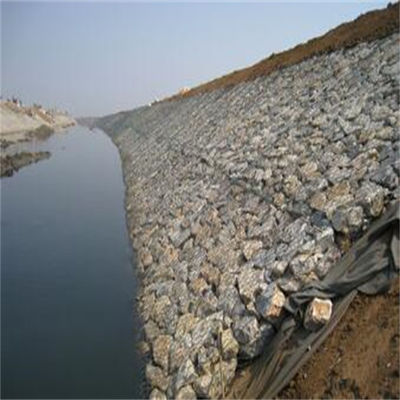 Stone Gabion Cages Basket With Gabion Bags Defensive Barriers For Protection