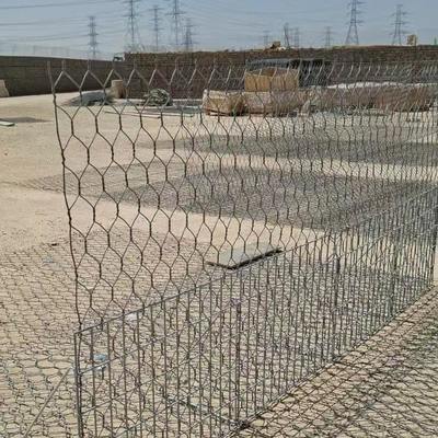 7 Days Delivery Galvanized PVC Coated Stackable Gabion Mesh Wall for Flood Gabion Retaining Wall