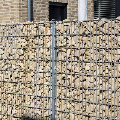 Garden Wall Fence Gabion Basket Welded Gabion Retaining Wall Box Filled With Stone