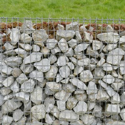 Stack Lock Plant High Strength Galvanized Welded Wire Mesh Gabion Box Flood Control Retaining Wall Square Hole Geotextile Fence Cutting Bending