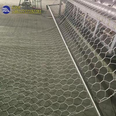 Durability Zn95% Al5% Galfan Coated 2*1*1m Gabion Basket for river regulation